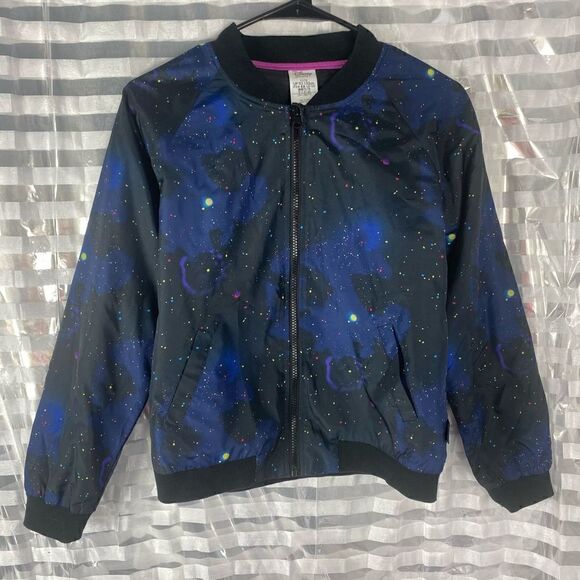 Disney Star Wars Galaxy Print Zip Up Jacket - Picture 1 of 6